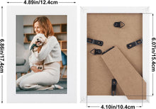 7er Bilderrahmen Set 10x15cm Weiß - Moderne Fotorahmen