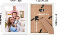 Bilderrahmen 15x20 Weiß 7er Set Fotorahmen Collage