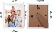 Bilderrahmen Collage Set 20x25 cm Weiß 12 Stück - Geschenk