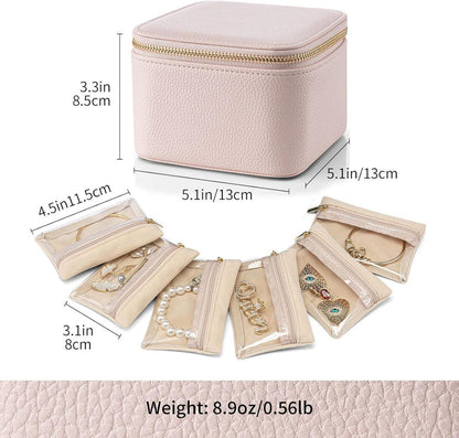 Schmuckkästchen Reise 6 Schmuckbeutel Modern Schmuck Organizer Klein