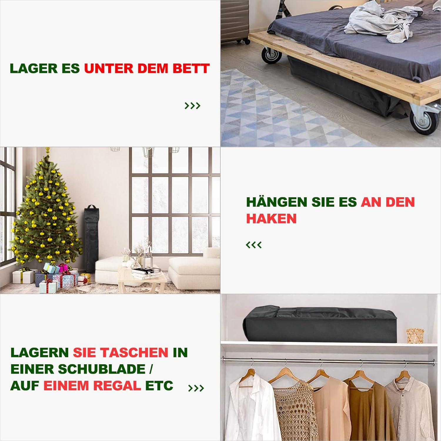 2er Set Geschenkpapier Aufbewahrungstasche Oxford-Gewebe 74x14x14cm