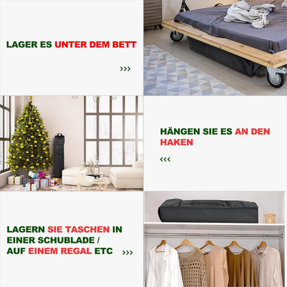2er Set Geschenkpapier Aufbewahrungstasche Oxford-Gewebe 74x14x14cm