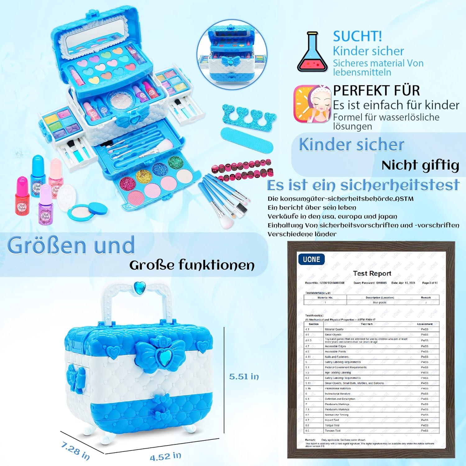 Kinderschminke Set Mädchen Frozen 57-tlg. Schminke Make Up Spielzeug