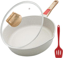 Bratpfanne 28cm mit Deckel Antihaft Beschichtet Abnehmbarer Griff