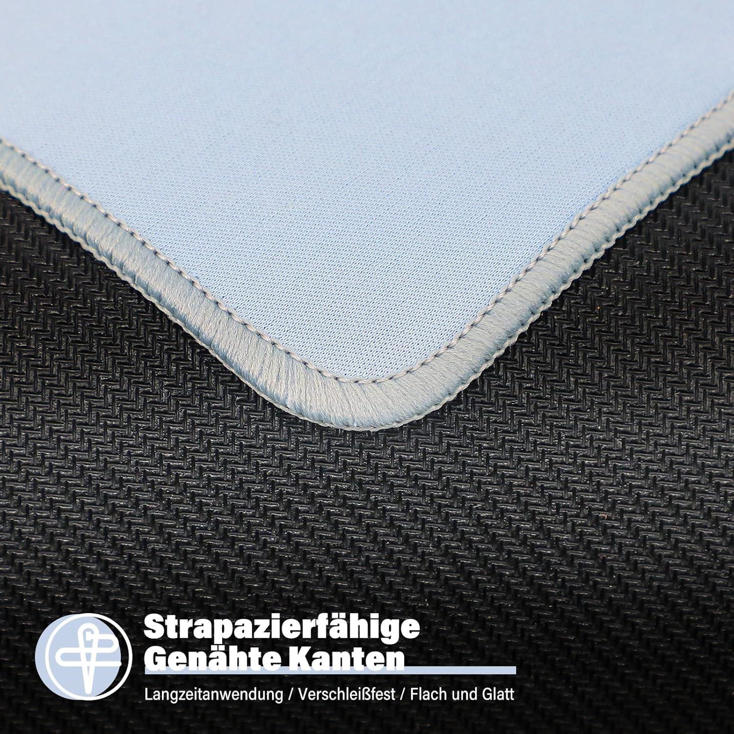 Mauspad Mousepad 275x215mm 3er Pack Wasserdicht Blau