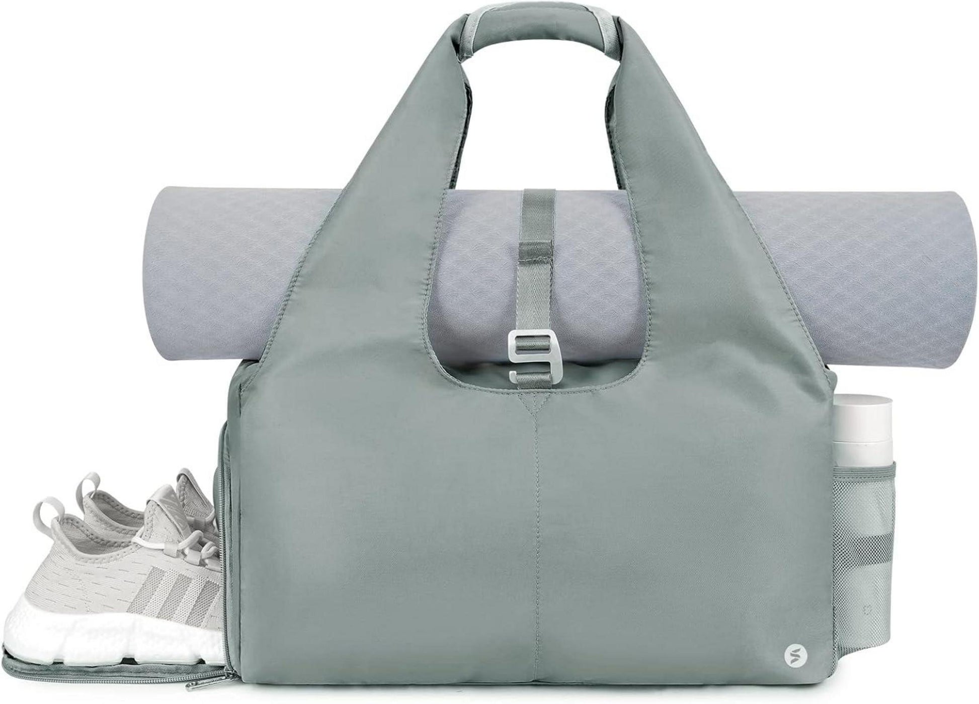 Sporttasche Damen Yoga Reisetasche wasserdicht Grau