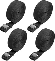 Spanngurt Zurrgurt mit Nockenschnalle 5m 4er Pack Schwarz