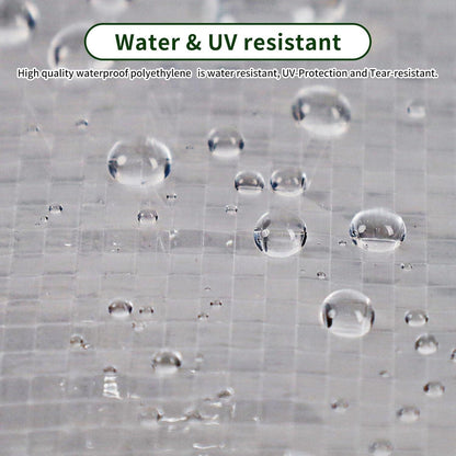 Wasserdichte Runde Patio Möbel Abdeckung 102x71cm Transparent