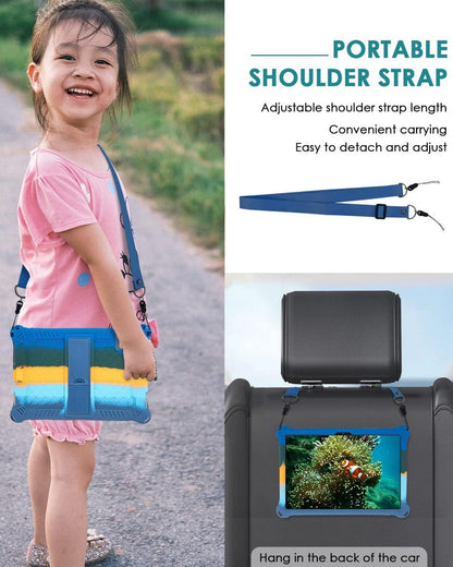 Silicone Tablet Hülle für 10 Zoll Universal Cover Case Schwarz