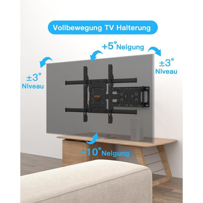 TV Wandhalterung mit langem Arm Schwenkbar Neigbar 32-70