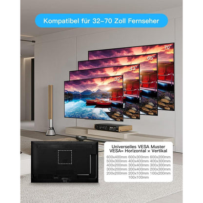 TV Wandhalterung mit langem Arm Schwenkbar Neigbar 32-70