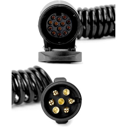 QWORK 2M Anhänger Adapterkabel 7 auf 13 polig 12V