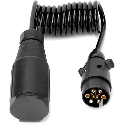 QWORK 2M Anhänger Adapterkabel 7 auf 13 polig 12V