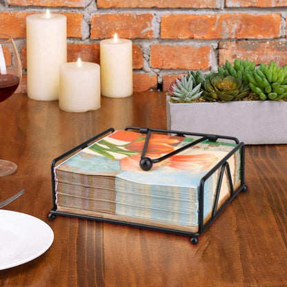 Serviettenhalter flach Küche Esstisch modern stabil Gusseisen