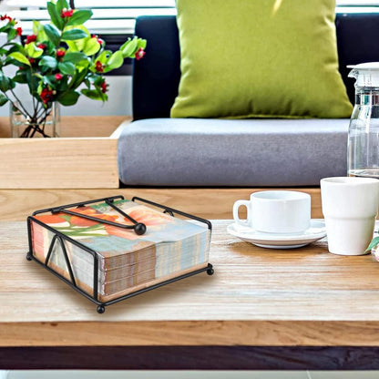 Serviettenhalter flach Küche Esstisch modern stabil Gusseisen