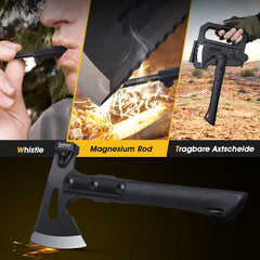 Survival Camping Axt Outdoor Bushcraft Beil Spaltaxt Jagd Garten Wandern