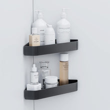 Duschablage Schwarz ohne Bohren Organizer Edelstahl für dusche