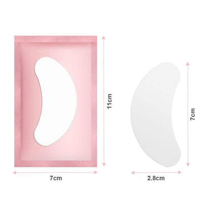 50 Paar URAQT Augenpads Wimpernverlängerung Extension Pads 10 Stück