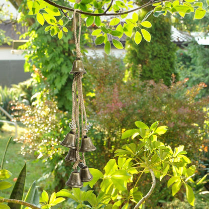 Hexenglocken Garten Windspiel 6 Glocken Türschutz