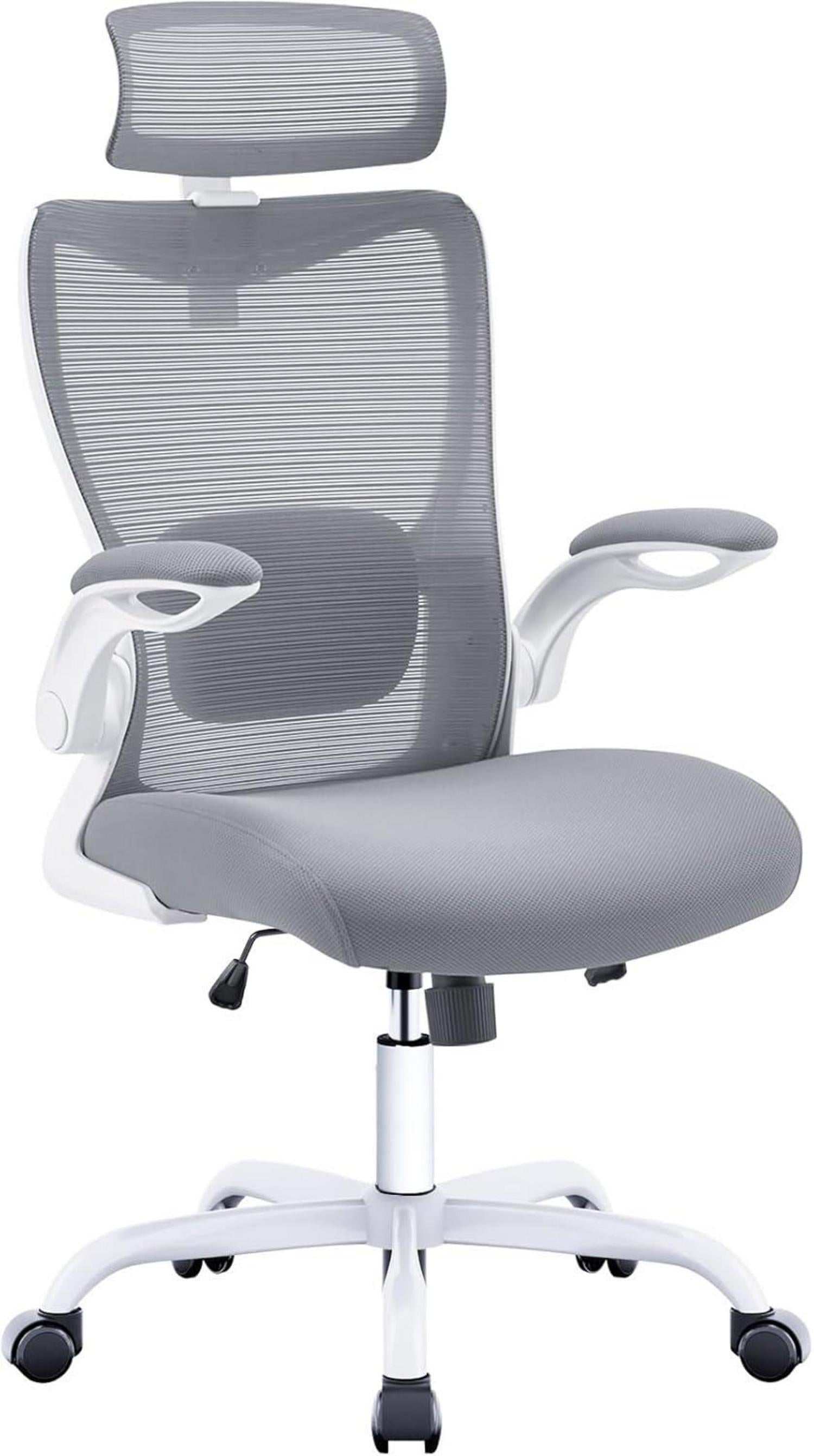 Ergonomischer Bürostuhl mit verstellbarer Kopfstütze und