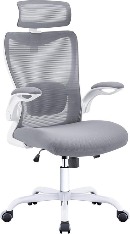 Ergonomischer Bürostuhl mit verstellbarer Kopfstütze und