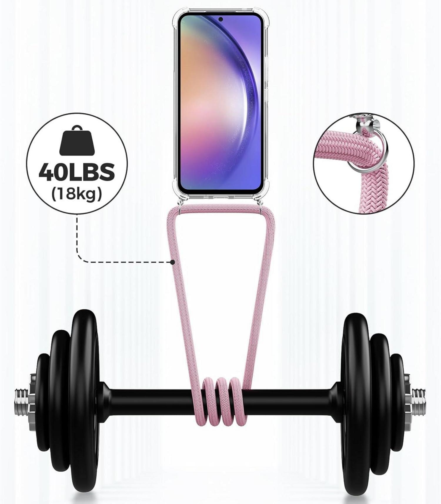 Handykette Samsung Galaxy A54 5G Hülle Band Necklace Stoßfest Kameraschutz
