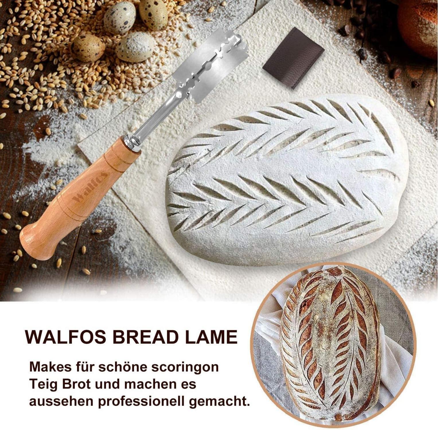 Walfos Bäckermesser - Premium Brot Lame 19CM mit