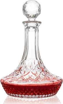 Kristall Wein Karaffe für Whisky Bourbon Rotwein 1250ml