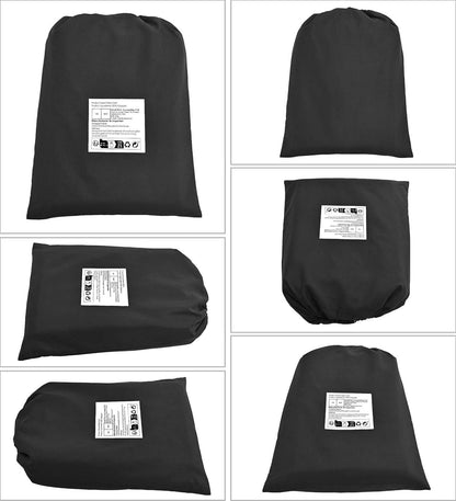 Schwarze Polyester Tischdecke 60x102 Zoll 6er Pack