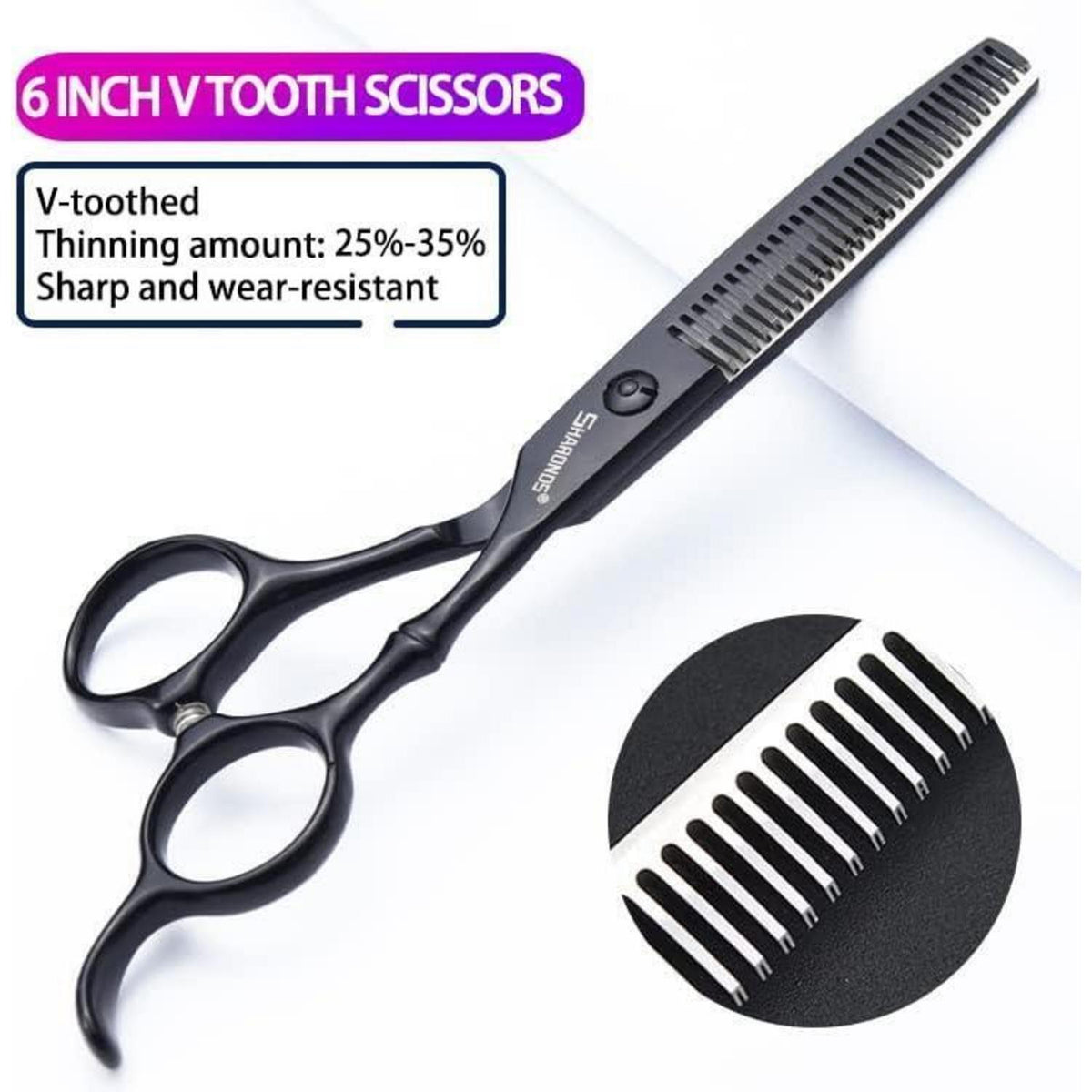 Professionelles Haarschneider Set Edelstahl 6/7 Zoll für Friseure