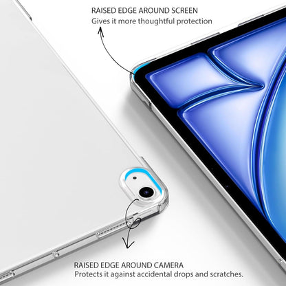 iPad Air 6 M2 11 Zoll 2024 / Air 5 2022 / Air 4 10.9 Zoll 2020 Hülle Blauer Marmor
