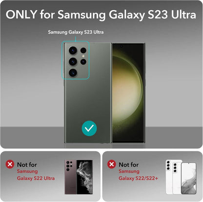 Samsung Galaxy S23 Ultra Kamera Schutzfolie aus gehärtetem