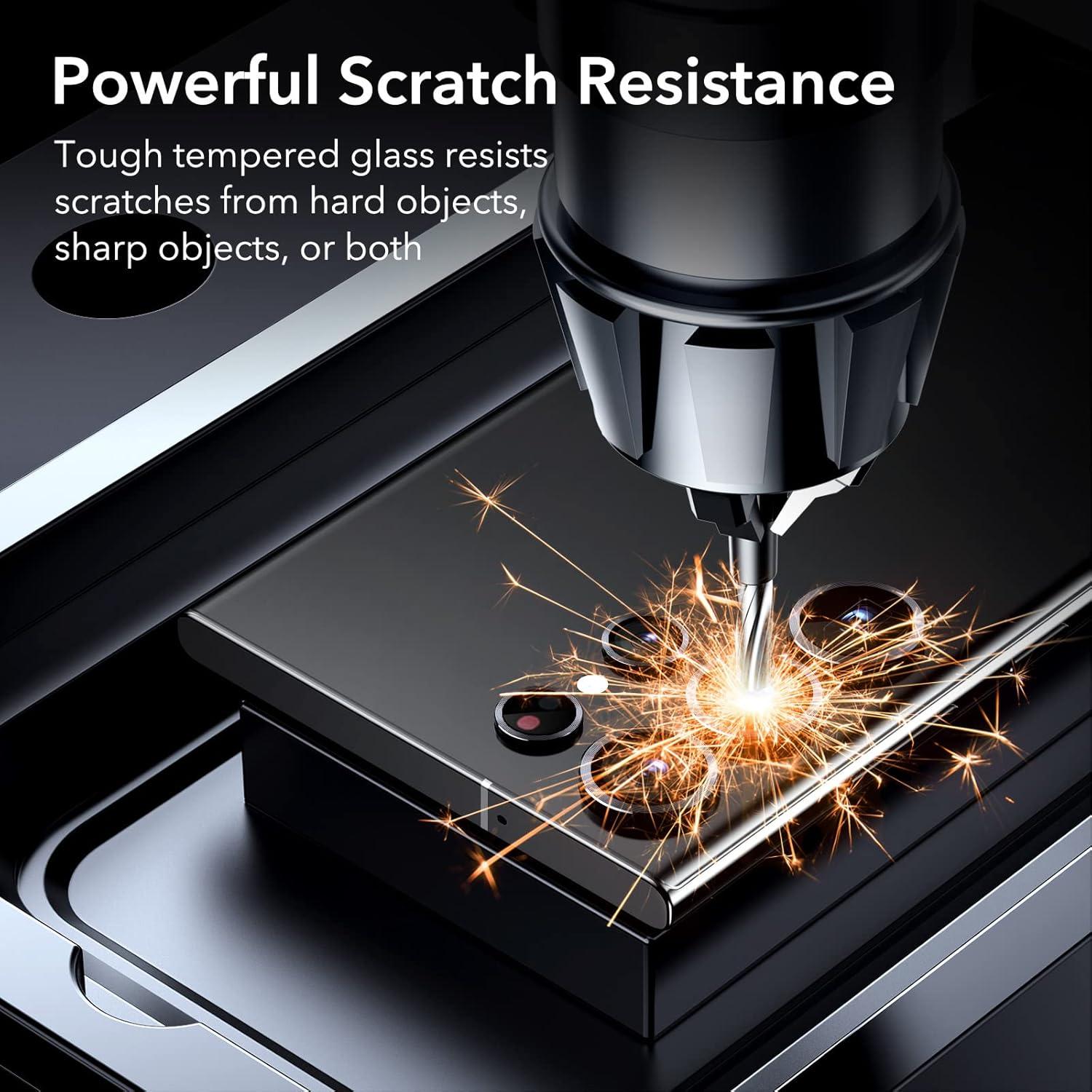 Kamera Linsen Schutzfolie Samsung Galaxy S23 Ultra Schwarz