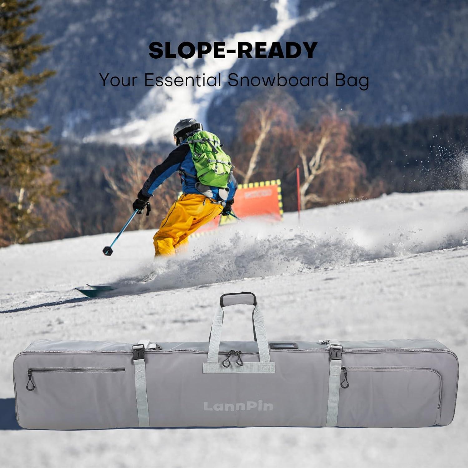 Skifasche Snowboardtasche 900D wasserdicht 160CM robust & langlebig
