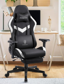 Dowinx Bürostuhl Gaming Stuhl Stoff 4D-Arm Design