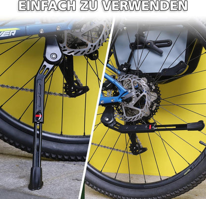 40mm Lochabstand Aluminiumlegierung Fahrradständer Rückseite für 22-29