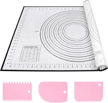 Silikon Backmatte Groß 70x50cm Antihaft Teigmatte Ausrollmatte Messung
