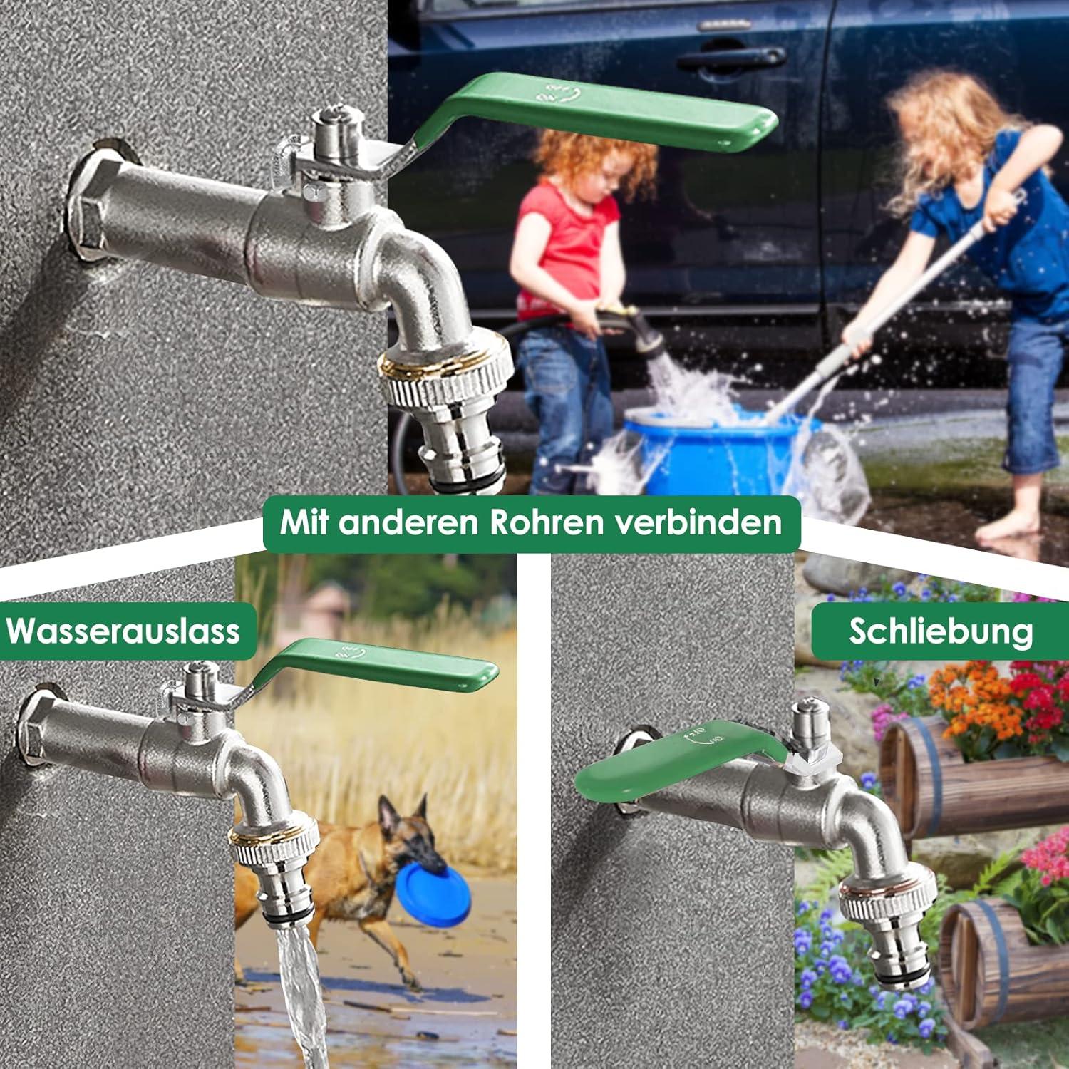 Garten Wasserhahn 1/2 Zoll Messing Rost-Frostschutz mit
