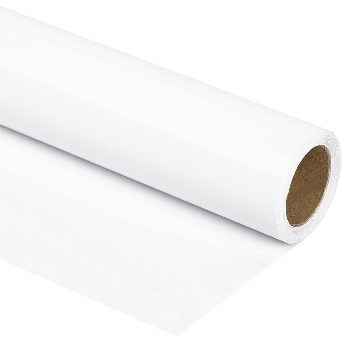Geschenkpapier Weiß Glänzend Mini-Rolle 44,5cm x 10m