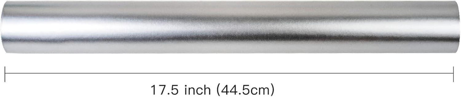 Silber Glänzendes Geschenkpapier Mini Rolle 44,5cm x 10m