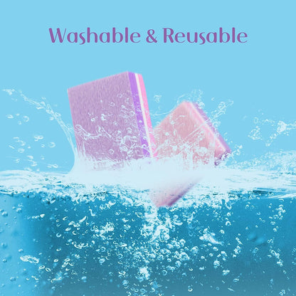 Nagelpufferblöcke 50 Stück 100/180 Körnung Rosa/Lila