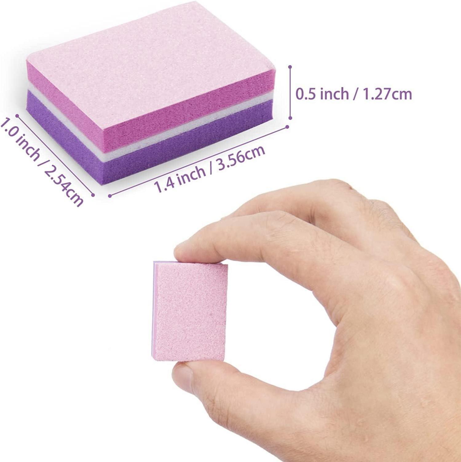 50x Nagelpuffer 100/180 Schleifblöcke Polierblöcke Gelnägel Acrylnägel