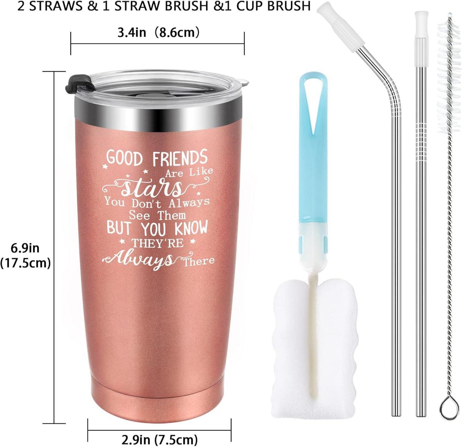 Beste Freundin Tasse 600ml - Doppelwandiger Kaffeebecher Stars