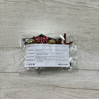 Weihnachten Rentier Haarspangen 4 Stück Braun Hirschgeweih Deko