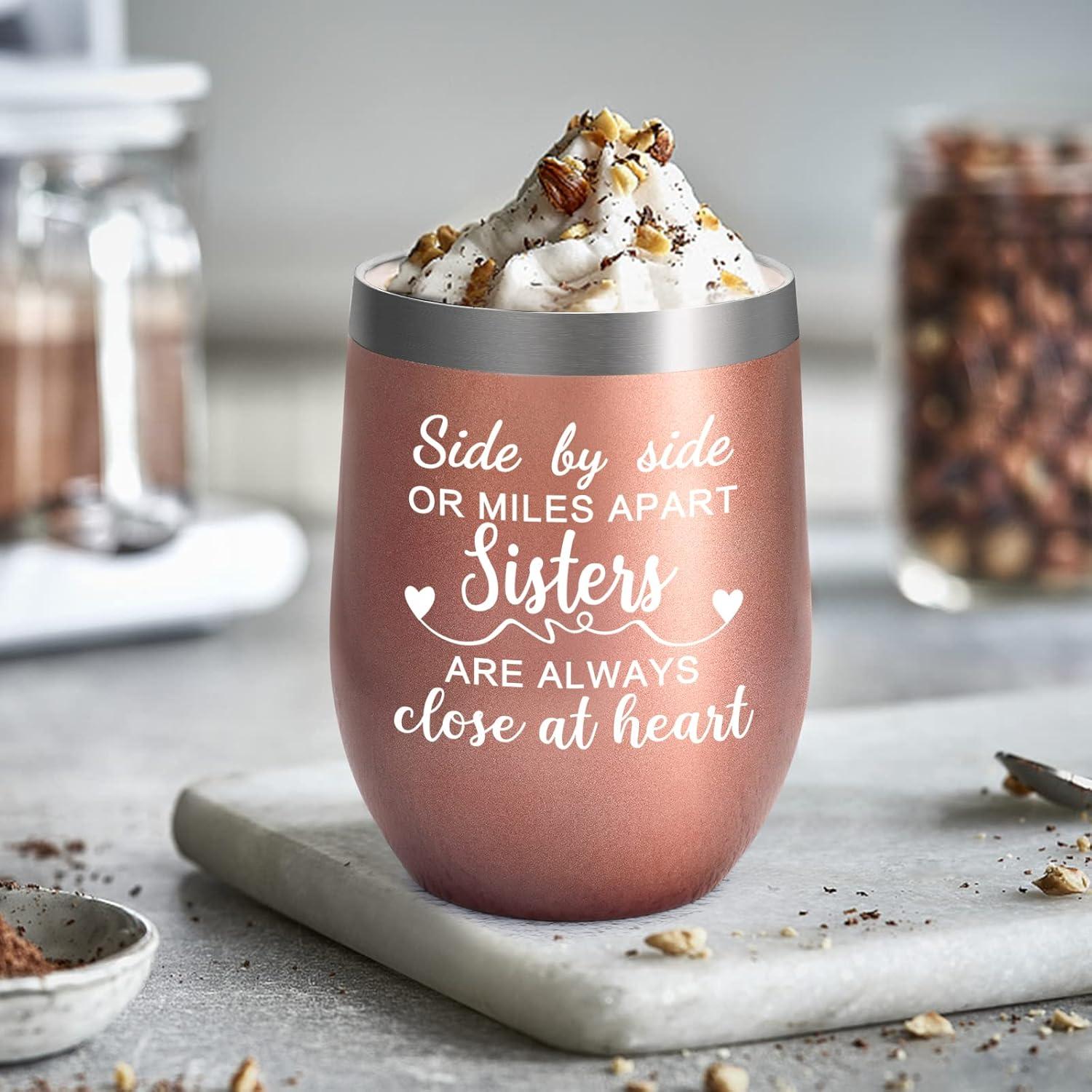 Sisters Always Close at Heart Kaffeebecher to go 350ml Edelstahl