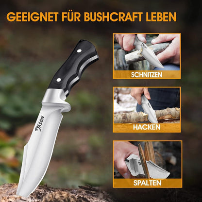 Outdoor Survival Messer D2 Klinge Full Tang Fahrtenmesser