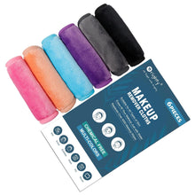 Make-up-Entferner Tücher 6 Packs, wiederverwendbare Mikrofaser