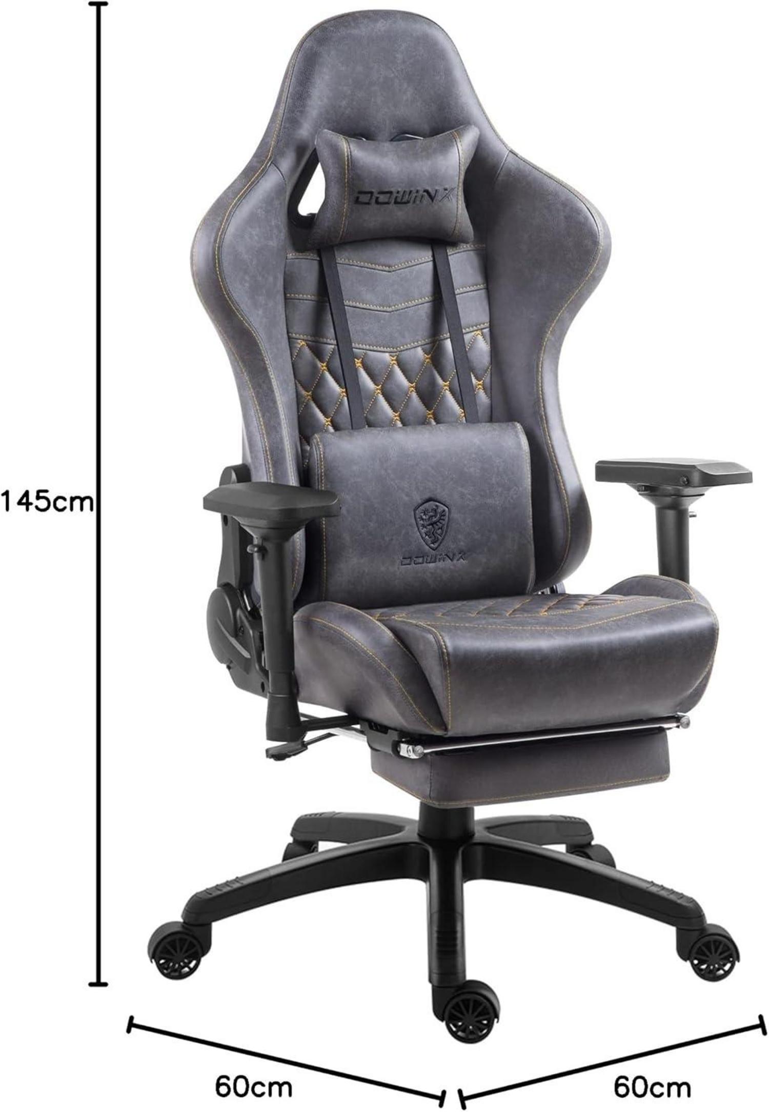 Dowinx Gaming Stuhl Ergonomischer Rennstil mit Massage