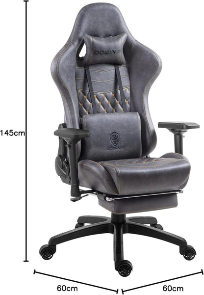 Dowinx Gaming Stuhl Ergonomischer Rennstil mit Massage