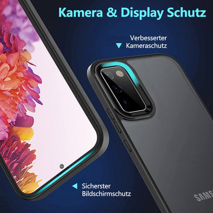 Samsung Galaxy S20 FE Hülle Matt Transluzent Schwarz